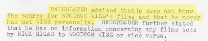 FBI file from 1966 with an interview ofFrank Rachbauer in New York.